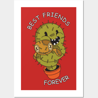 Best Friends Voodoo Doll Cactus Posters and Art